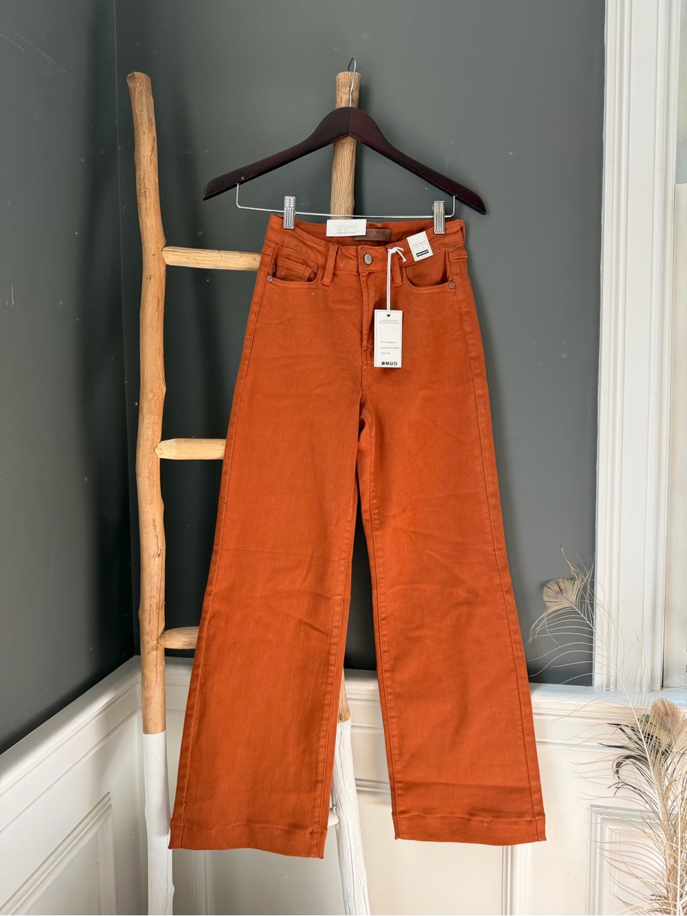 Judy Blue High Rise Wide Leg Jeans